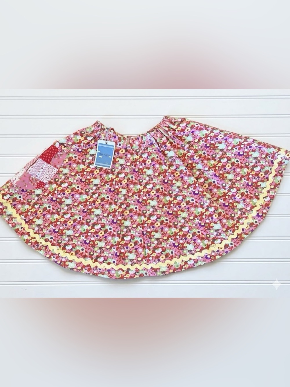 Matilda Jane Good Hart Skirt Reversible Floral Circle Girls size 8 NWT New